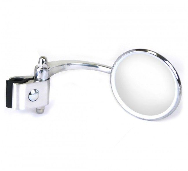 Stadium Legshield Mirror for Vespa  Lambretta Scooters - Round