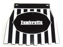 Lambretta Mudflap - Black Striped