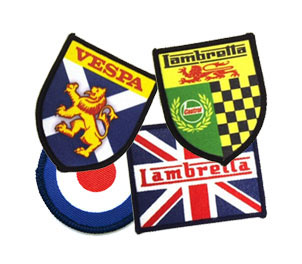 Lambretta, Vespa Scooter Sew On Patches